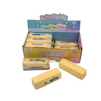 Nouveau style transfrontalier, inspiré des blocs de construction, bâtonnets de fromage, barres de beurre, caoutchouc thermoplastique, non-rétractable, couineur, souple