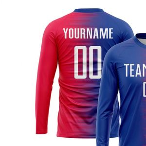 New Quality <b>Long</b> Sleeve Soccer Jersey Football Shirt Breathable Quick Dry Athletic Sportswear Training <b>Matches</b> and Competitive - Product Image 3
