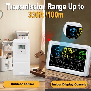 <span class=keywords><strong>Station</strong></span> météo intelligente WiFi Tuya 5107-2 <span class=keywords><strong>avec</strong></span> surveillance à distance via application et affichage des prévisions de température et d'humidité en temps réel - Product Image 5