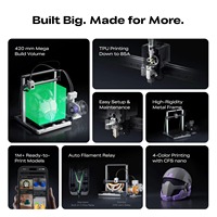 Creality Ender 3 V3 Mega Printer 3D Besar 420x420x420mm Skala Industri 85A Bahan Fleksibel TPU