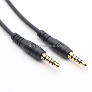 3.5MM <span class=keywords><strong>5</strong></span>チャンネルオーディオストレートヘッドアダプター3.5MM <span class=keywords><strong>5</strong></span>チャンネルオーディオストレートヘッドオーディオケーブル1メートルブラック - Product Image 1