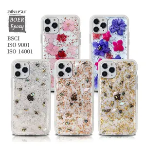 For iPhone 14 13 case epoxy resin flower phone cover for iPhone 13 pro max 14 pro 14 max case