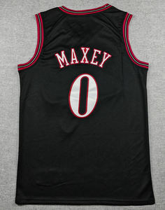 Jersey Bola Basket Edisi Kota Berkualitas Tinggi Jahitan Bordir Joel Embiid 0 Tyrese Maxey Musim Baru 2026 - Product Image 4