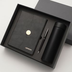 Set de Regalo Corporativo: Cuaderno A5 con Bolígrafo y Botella de Vacío de Acero Inoxidable, Logotipo Personalizado, Caja de Bienvenida Empresarial - Product Image 3
