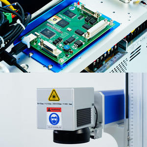 Máquina de Marcado Láser de Fibra de 30 Vatios, Nuevo Diseño, Mini Marcador Láser de Color Mopa para Computadora, Enfriamiento por Aire 3D, Compatible con DXF, PLT, AI - Product Image 3