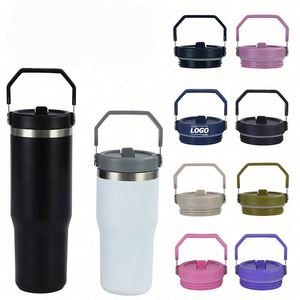 Tapa de Repuesto Multifuncional de Nailon con Pajita Abatible, Estilo Caricatura, a Prueba de Fugas, para Vaso Promocional Personalizado de 40 oz - Product Image 4