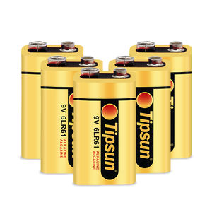 6lr61 9 в долговечная батарея 560 мАч 9 В сухая батарея Щелочная неперезаряжаемая батарея - Product Image 1