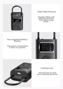 Cargador de Bomba de Aire Mijia 2 Pro, Compresor de Aire Eléctrico Universal Portátil, Sensor de Neumáticos <span class=keywords><strong>Mi</strong></span>, Inflador para Automóvil, Inflador de Piscina - Product Image 4