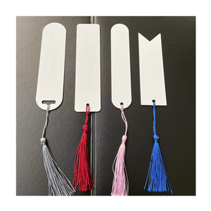 ที่คั่นหนังสืออะลูมิเนียมเคลือบเงาสีขาวแบบกำหนดเอง ปี <span class=keywords><strong>2026</strong></span> สำหรับงานพิมพ์แบบระเหิดสองด้าน พร้อมพู่ห้อย - Product Image 5