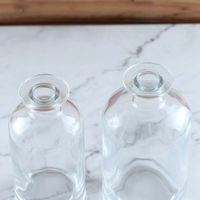 Großhandel Home Coffee Bar 300ml/500ml Glass irup Spender flasche mit Kork versiegelung für Tequila Servieren in Kartons verpackt