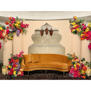 Party <strong>Decoration</strong> White <strong>Wedding</strong> Event <strong>Decor</strong> Arch Flowers Arch Stand Pvc <strong>Wedding</strong> Stage PVC Square Backdrop Wall - Product Image 4