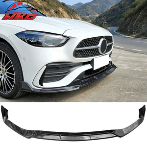 เหมาะสำหรับ Benz W206 C-Class ปี 2022-2026 ชุดแต่งกันชนหน้าทรง BR ลายคาร์บอนไฟเบอร์ - Product Image 1