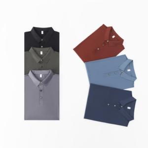 Venta al por mayor de alta calidad liso Casual camisetas de alta calidad bordado Golf ropa logotipo personalizado Simple hombres Polo para hombres - Product Image 2