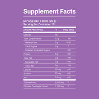 Gelée pour le transit intestinal OEM/ODM, saveur raisin, avec polydextrose, extrait de Garcinia Cambogia 1282 mg pour une digestion fluide et une régularité optimale