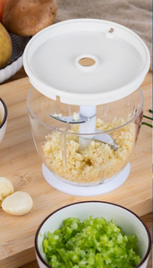 Mini USB şarj elektrikli sarımsak sebze doğrayıcı kıyıcı mutfak mutfak robotu - Product Image 4