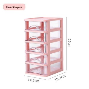 Pp Đa Chức Năng Bàn Tổ Chức Tiêm Nhựa Hộp Lưu Trữ Luân Công Suất Có Thể Gập Lại Acrylic Trang Điểm Tủ Cho Văn Phòng - Product Image 6