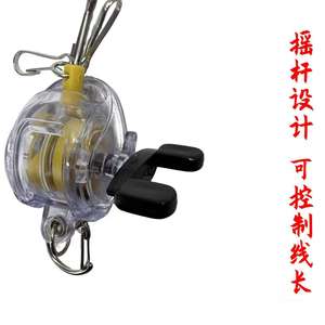 Ztc592 Cuerda de acero con hebilla telescópica tipo tambor de liberación rápida, accesorio de pesca, pieza de carrete giratorio con cuerpo de plástico - Product Image 4