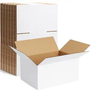 Logo personalizzato piccolo cartone spedizione scatola regalo di imballaggio in carta ondulata cartone Mailer contenitore in cartone per imballaggio