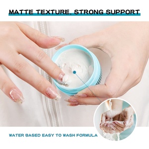 Vendita di fabbrica senza etichetta brillare libera Formula idrosolubile da uomo per capelli cera per capelli argilla opaca pomata 80ml - Product Image 5