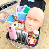Kit Complet de Faux Cils en Gros Personnalisé Tête de Mannequin Kit d'Entraînement pour la Pose de Cils et la Pratique du Maquillage