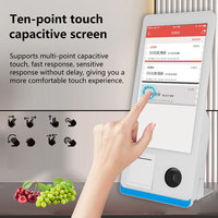 Terminal de Quiosco de Autoservicio SDK de 15.6 Pulgadas con Pago NFC, Escáner de Código de Barras, Sistema POS para Minoristas, Restaurantes y Otras Operaciones, Caja Registradora