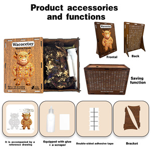วาโคเซทอย ปริศนาไม้ ขนาด L 173 ชิ้น จิ๊กซอว์ DIY สำหรับผู้ใหญ่ - Product Image 5