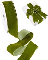 Ruban en velours pour emballage cadeau en gros, décoration, clip, ruban en velours pour cadeaux de Noël, artisanat