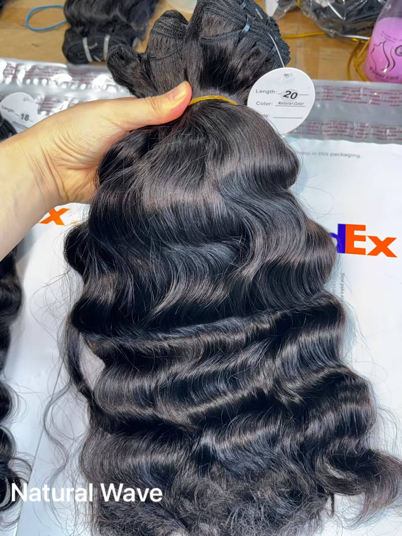 1pcs Natural wave hair