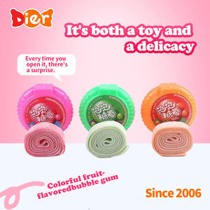 Goma de Mascar con Sabor a Fruta Dulce, Venta al por Mayor, Marca Privada Personalizada, Rollos de Goma de Mascar con Sabor a Fruta, Juguete de Caramelo para Niños, ODM - Product Image 3