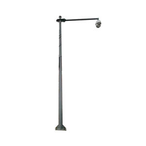 עמוד מצלמות אבטחה חיצוני 6 מטר בהתאמה אישית, תושבת פלדה מגולוונת, מצלמת בולט, שלט פרסומי, בהירות גבוהה, עמיד - Product Image 2