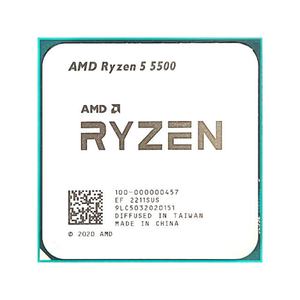 AMD CPU R5 5500 Ryzen5 5500 3.6GHz 6-Core 12-Thread AM4 SocketProcessor 7NM 65W pour ordinateur de bureau - Product Image 1