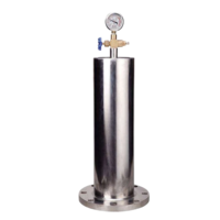 Absorbeur de choc d'eau à structure angulaire en acier inoxydable 304 avec raccord de 1/2 po pour la protection incendie