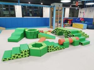 Combinazione di allenamento del sistema sensoriale del Software degli anelli di agilità dei bambini multifunzionali di grande gradino dell'anello e pendenza del fascio di equilibrio - Product Image 3