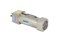 Moteur à engrenages AC miniature monophasé 220V 6W~750W en aluminium, personnalisé, autobloquant, avec frein, pour équipement de levage