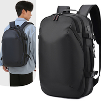 Sac à dos de voyage multifonctionnel personnalisé pour ordinateur portable avec chargement USB, sac de transport professionnel en tissu Oxford 45L, étanche, unisexe, pour les voyages aériens