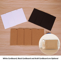 Cadres photo en carton avec clip et ficelle, kit de suspension DIY pour photos, décoration murale pour la maison, les fêtes et le bureau