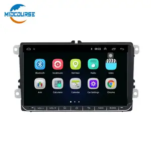 Midcourse Fabriek 9 "2din Android 8.1 Quad Core Voor Vw Volkswagen Skoda Polo Golf 5 6 Passat Voor Jetta voor Tiguan Touran Caddy