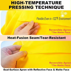 Waterproof Oil Proof <b>Bib</b> <b>Apron</b> Chemical Resistant <b>Apron</b>,Heavy Duty Oil&Chemical Resistant Work <b>Apron</b> for Restaurant, Butcher - Product Image 6