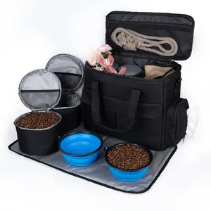 Дорожная сумка для собак, комплект для путешествий для питомцев, одобренная авиапочтой сумка для путешествий для собак, сумка-тоут для перевозки питомцев