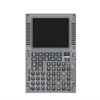 GGDX Simplayer Flight Simulator CDU (Unité de Commande et d'Affichage) – Accessoire pour simulateur de vol Boeing 737 FMC CS pour jeux vidéo