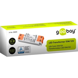 หม้อแปลงไฟ LED ยี่ห้อ Goobay 12 โวลต์ ดีซี 15 วัตต์ แบบ SELV ปลอดภัย แรงดันต่ำพิเศษ - Product Image 2