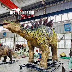 Modelo de <span class=keywords><strong>Estegosaurio</strong></span> Animatrónico Gigante, Robótico, de Tamaño Real, Realista, con Fibra de Vidrio y Metal para Uso en Centros Comerciales Interiores - Product Image 2