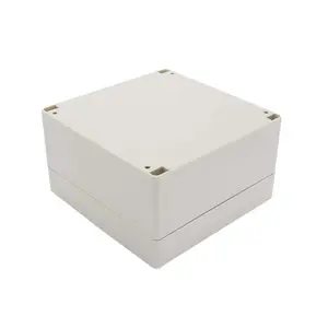 Caja de terminales de cubierta de salida resistente a la intemperie, caja de conectores de cable de soldadura impermeable de plástico ABS para exteriores personalizada