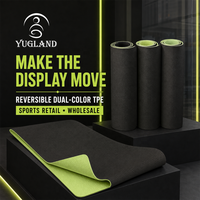 Tapete de Yoga Yugaland de TPE de Alta Densidad, Doble Cara, Antideslizante, para Ejercicios en Casa, Pilates, Distribuidor Mayorista