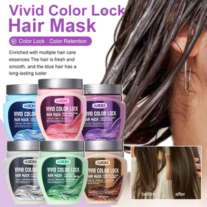 UUKKG <span class=keywords><strong>Maschera</strong></span> per <span class=keywords><strong>Capelli</strong></span> Color Lock 300g, Trattamento Anti-Crespo per Mantenere il Colore, <span class=keywords><strong>Maschera</strong></span> per <span class=keywords><strong>Capelli</strong></span> Tinti Multicolore - Product Image 3