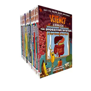 Última Edição Manga 25 Volumes Coleção Softcover Conheça a sua Universal Science Comics Livros para Crianças