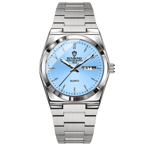 Reloj de Cuarzo Cuadrado Ultrafino Personalizado para Mujer, Doble Calendario, Resistente al Agua, Elegante y Moderno - Product Image 3