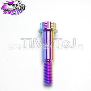 Vis <span class=keywords><strong>en</strong></span> alliage de titane Tmj n ° 9 E125/E200P vis à pas d'amortisseur arrière M8X40/45Tc4 - Product Image 4