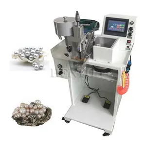 Industrial Pearl Attached Machine For Clothing / Cheap Pearl Setting Machine / Hand Pearl Fixing Machine