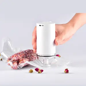 Automatic Vacuum Sealer Food Saver, Mini Portable Cordless Vacuum Sealer for FoodStorage - USB Powered